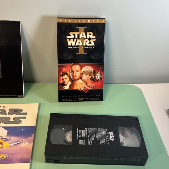 Collector’s Edition Star Wars Episode 1 The Phantom Menace VHS Video Box Set - Picture 6 of 10